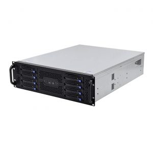Серверный корпус 3U IOVS S35308 с восемью hot-swap отсеками 3.5 дюйма