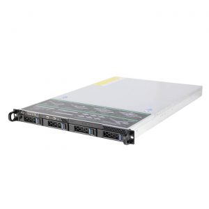 Серверный корпус 1U IOVS S16504 с четырьмя hot-swap отсеками