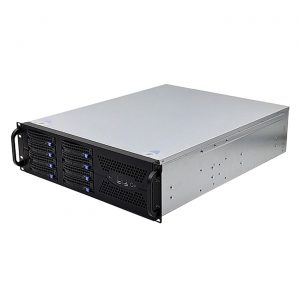 Корпус GPU-сервера 4U IOVS G4808 с восемью hot-swap отсеками
